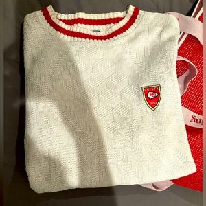 Kansas City Chiefs vintage sweater. NFL Officially Licensed Product.